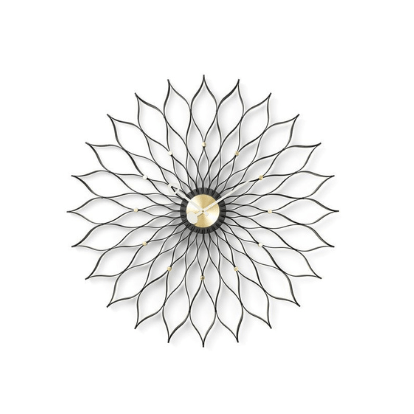 Sunflower Clock black (3)-min